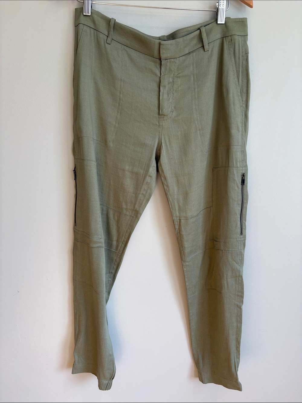 Vince Sage Green Utility Cargo Pants – Size 8